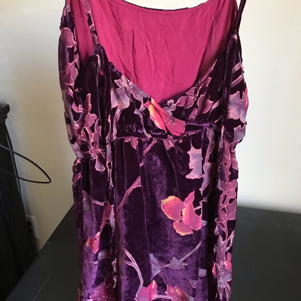 Velvet mini dress